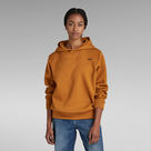 G-Star RAW® Back Text Hooded Sweater Yellow