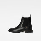 G-Star RAW® Vacum Chelsea Leather Boots Black side view