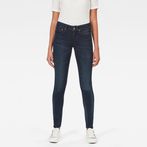 G-STAR® Midge Zip Mid Waist Skinny Color Jeans Dark blue