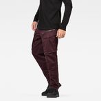 G-STAR® Rovic Zip 3D Straight Tapered Pants Purple model front