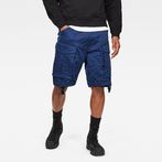 G-Star RAW® Rovic Zip Loose 1/2 Length Shorts Dark blue model front