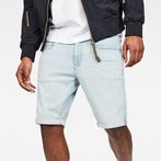 G-Star RAW® 3301 Denim Slim Shorts Light blue front flat