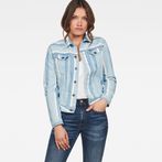 G-STAR® 3301 Slim Jacket Light blue model front