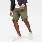 G-Star RAW® 3301 Denim Shorts Green front flat