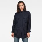 G-STAR® Chisel A-line Field Jacket Dark blue model front