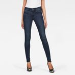 G-Star RAW® Lynn Mid Super Skinny Jeans Dark blue model front