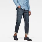 G-Star RAW® Morry 3D Relaxed Tapered Selvedge Jeans Dark blue model front