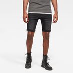 G-Star RAW® 3301 Denim Slim Shorts Black front flat