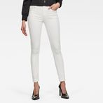 G-STAR® 3301 High Skinny Ripped Edge Ankle Jeans White