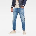 G-STAR® Arc 3D Slim Jeans Light blue front flat