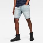 G-Star RAW® 3301 Denim Slim Shorts Light blue model front