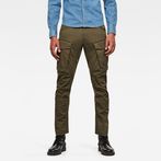 G-STAR® 3D Cargo Straight Tapered Pant Green model front