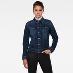 G-STAR® 3301 Slim Jacket Dark blue model front
