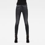 G-STAR® 3301 Mid Skinny Ripped Edge Ankle Jeans Black