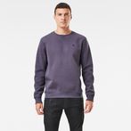 G-Star RAW® Premium Core Sweatshirt Purple model front