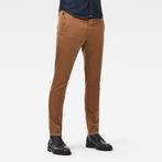 G-STAR® Skinny chino Pant Brown model front