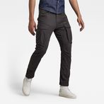 g star raw rovic 3d tapered chinos dark grey