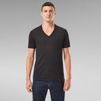 G-STAR® Basic V-Neck T-Shirt 2-Pack Zwart