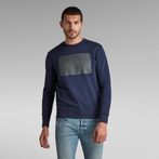 G-STAR® RAW. Double Layer Sweater Dark blue