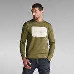 G-STAR® RAW. Double Layer Sweater Green