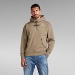 G-Star RAW® Pocket Detail Loose Hooded Sweater Green
