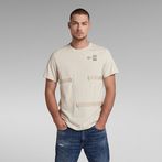 G-STAR® Tape Detail T-Shirt Beige