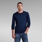 G-STAR® Premium Basic Knitted Sweater Dark blue