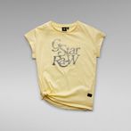 G-STAR® Kids Knotted T-Shirt Yellow