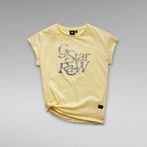 G-Star RAW® Kids Knotted T-Shirt Yellow