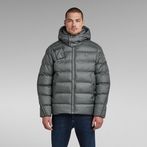 G-STAR® G - Whistler Padded Hooded Jacket Grey