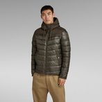 G-STAR® Attacc Quilted Hooded Jacket Green