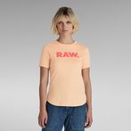 G-STAR® RAW. Slim T-Shirt Pink