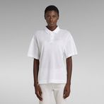 G-STAR® Mesh Loose Polo White