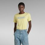G-Star RAW® RAW. Slim T-Shirt Yellow