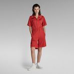 G-STAR® Baseball Graphic Playsuit Red