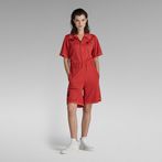 G-Star RAW® Baseball Graphic Playsuit Red