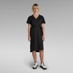 G-STAR® Fabric Mix Belt Dress Black