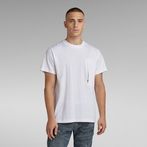 G-Star RAW® Zip Pocket Loose T-Shirt White