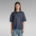 G-STAR® Mesh Loose Polo Medium blue