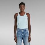 G-STAR® Slim Rib Tank Top Light blue