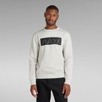 Raw Dot Box Graphic Sweater | Grey | G-Star RAW® US