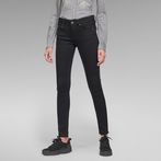 G-STAR® Midge Zip Mid Skinny Jeans Black