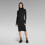 G-STAR® Rib Slim Dress Black