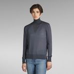 G-STAR® Core Roll Neck Knit Medium blue