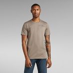 G-STAR® Multi Stencil Graphic Slim T-Shirt Brown