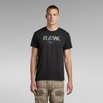 G-Star RAW® Multi Colored RAW. T-Shirt Black