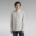 G-STAR® Rib Collar Regular Shirt Grey