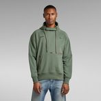 G-STAR® Moto Loose Hooded Sweater Green