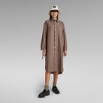 G-STAR® Long Shirt Dress Brown