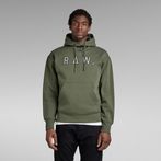 G-STAR® Vulcanic RAW Loose Hooded Sweater Green